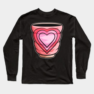 Autumn Beaker with Hearts For Christmas Long Sleeve T-Shirt